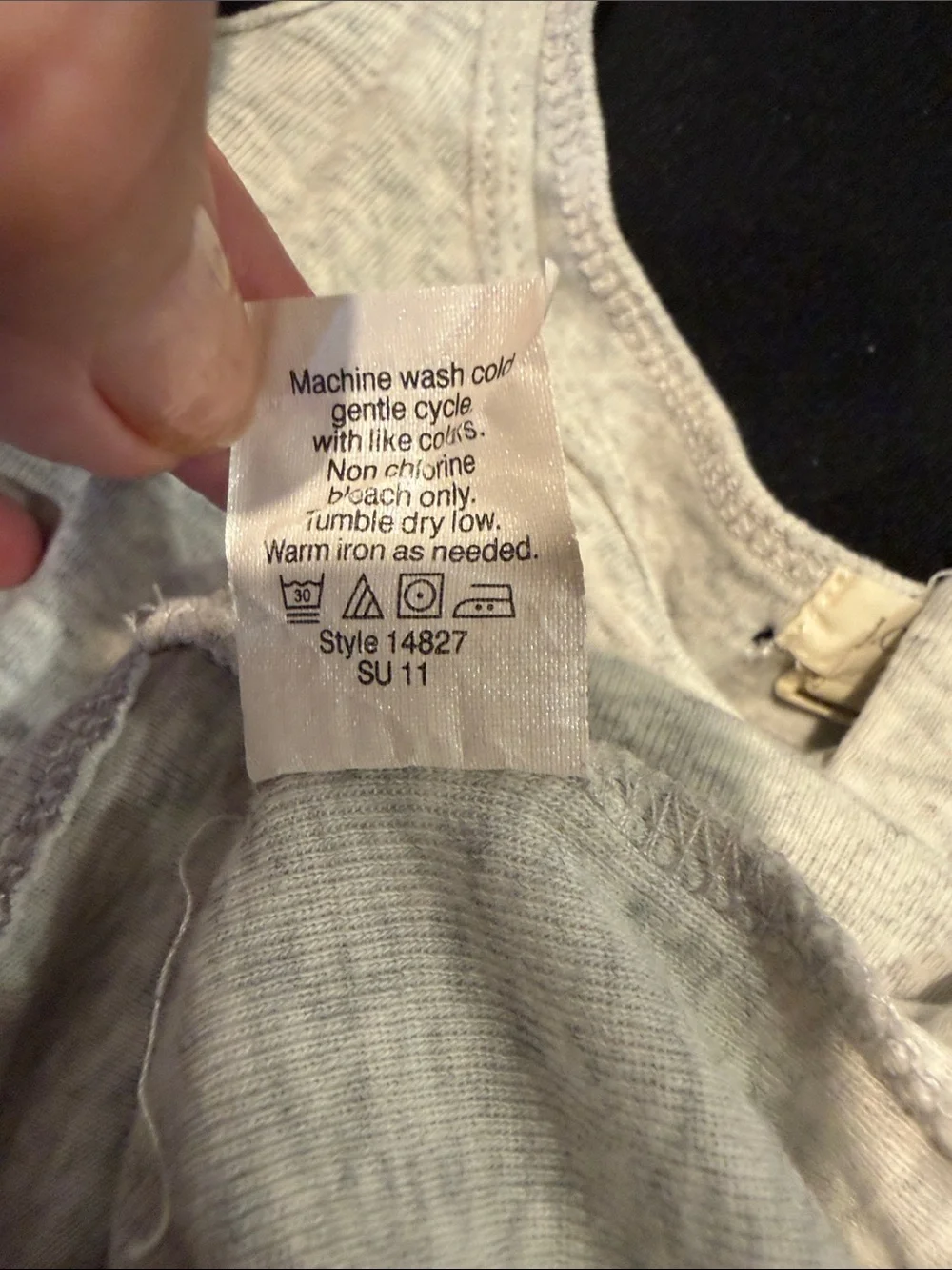 J. Crew Light Gray Scoop Neck Camisole
